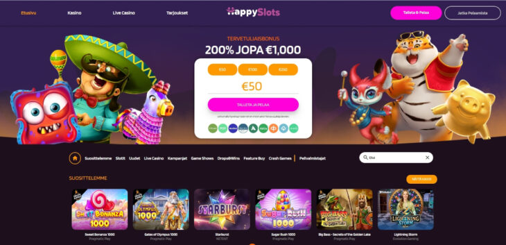 happy slots etusivu